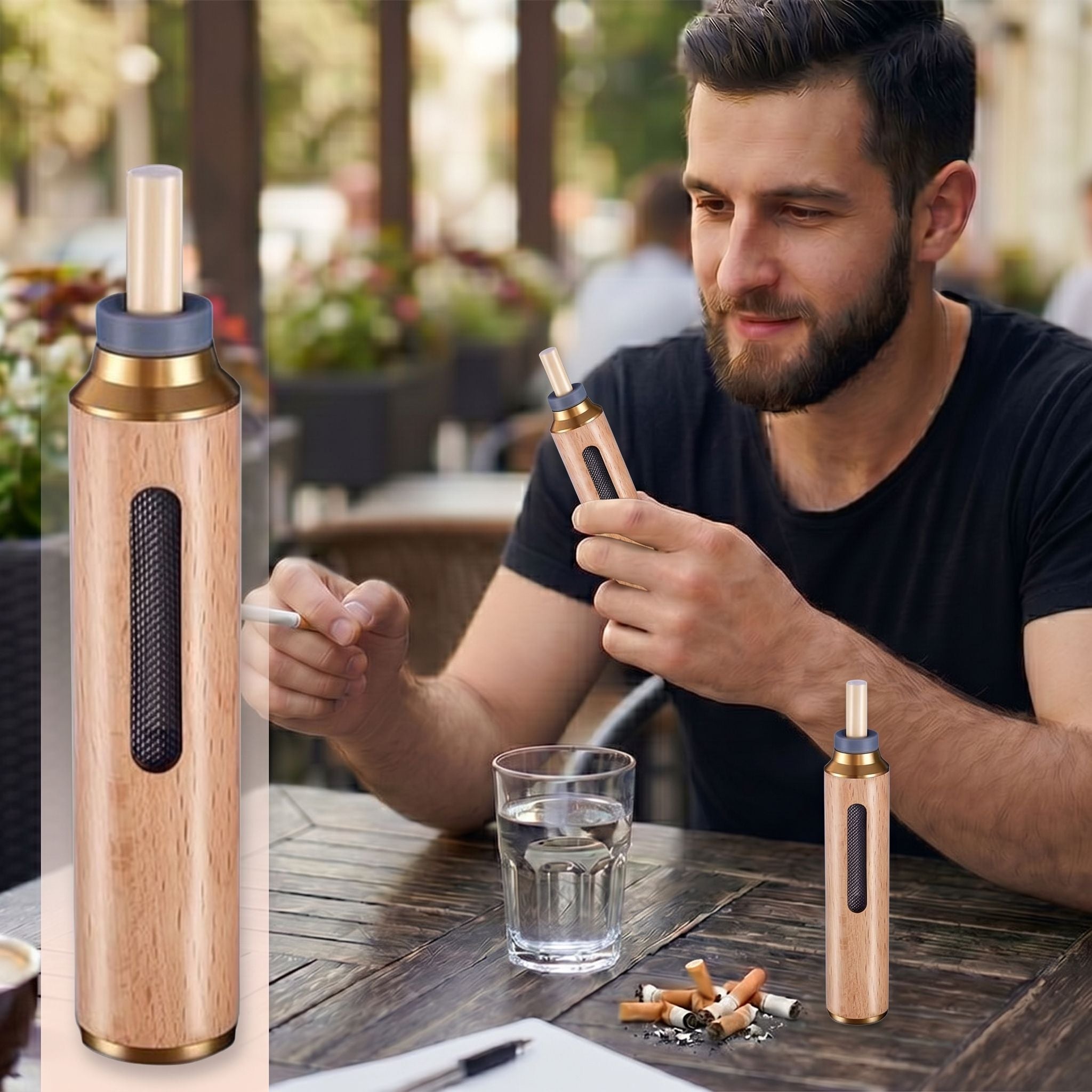 Smokeless Air Purifier Portable Ashtray